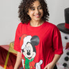 Mickey Christmas Solid Tee