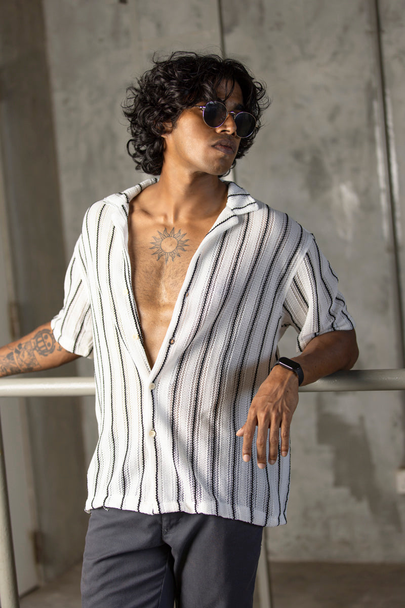 Men's Striped Cutlon Shirt