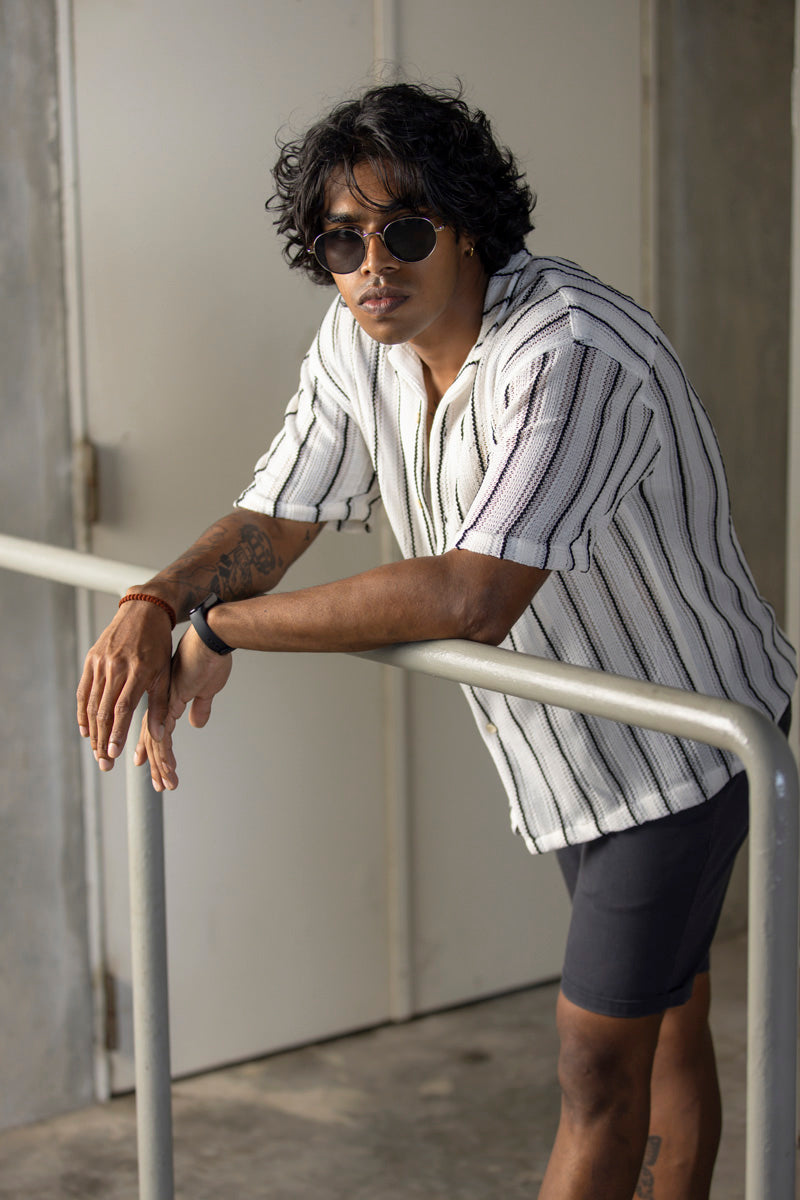 Men's Striped Cutlon Shirt