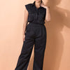 Dress Shirt and High-waist Pant Co-ord Set