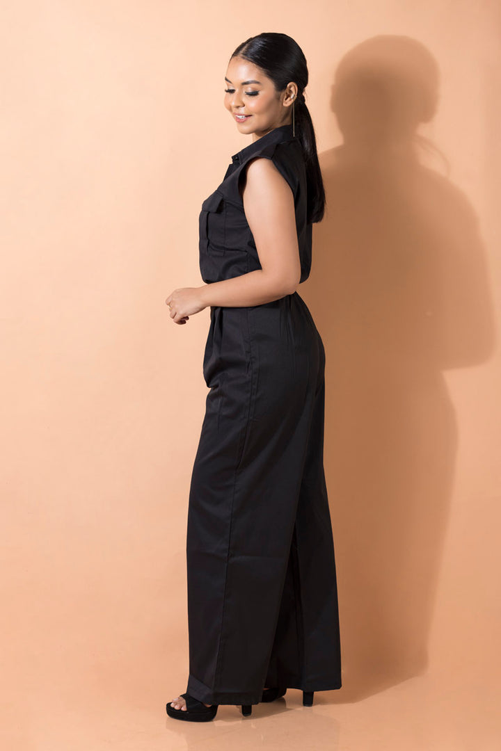 Dress Shirt and High-waist Pant Co-ord Set