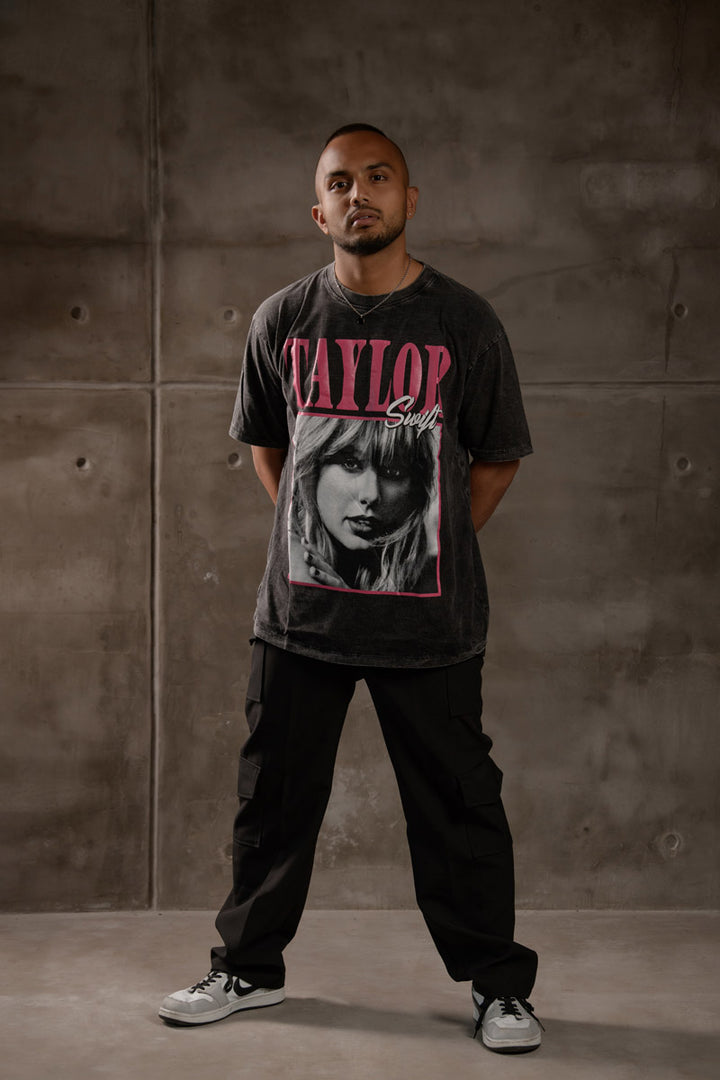 Taylor Swift Acid Washed Tee