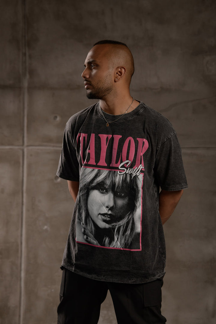 Taylor Swift Acid Washed Tee