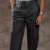 Men's baggy pants with pleats