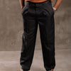 Men's baggy pants with pleats