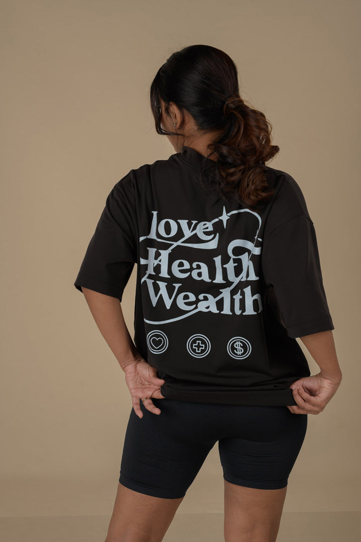 Love Health Wealth OS Tee