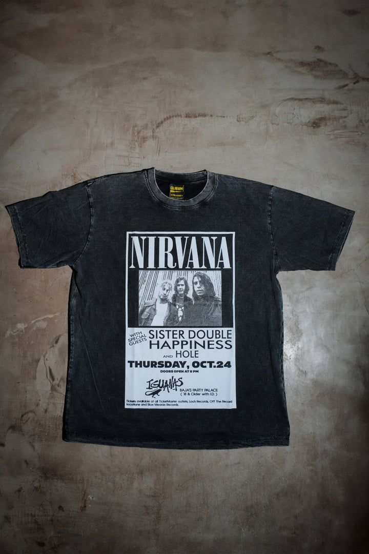 Nirvana Acid Washed OS Tee