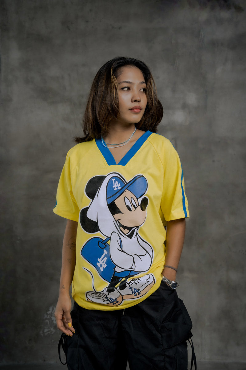 Mickey Mouse V Neck Tee fabfam Studios