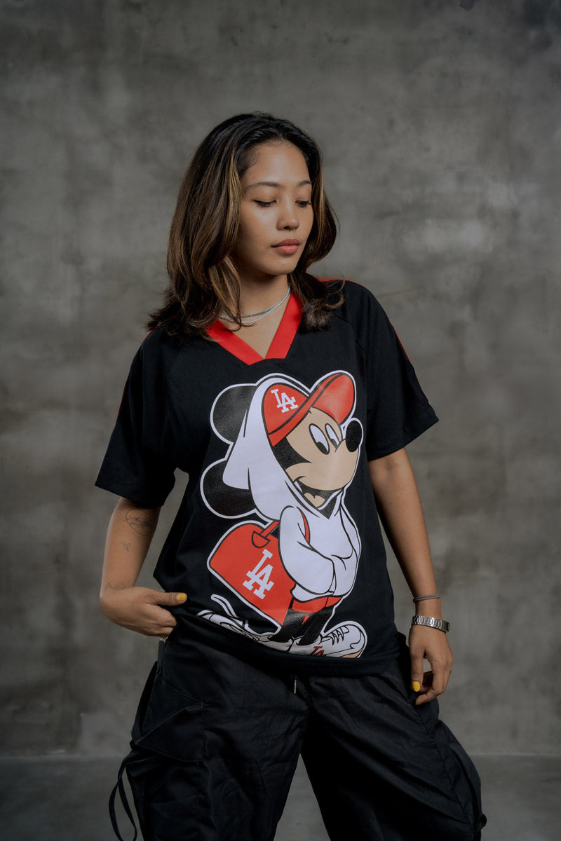 Mickey Mouse V Neck Tee