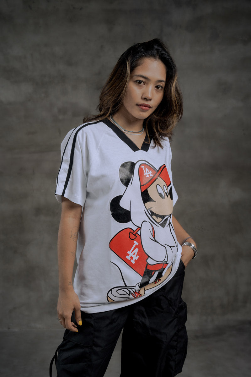 Mickey Mouse V Neck Tee